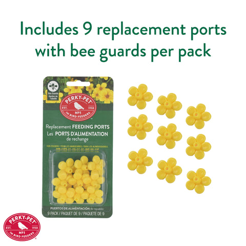 Perky Pet 202FB yellow flowers brighten your yard and invite hummingbirds.