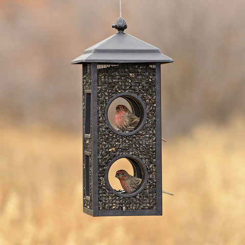 Perky-Pet Fly-Thru all-metal construction for long-lasting outdoor use