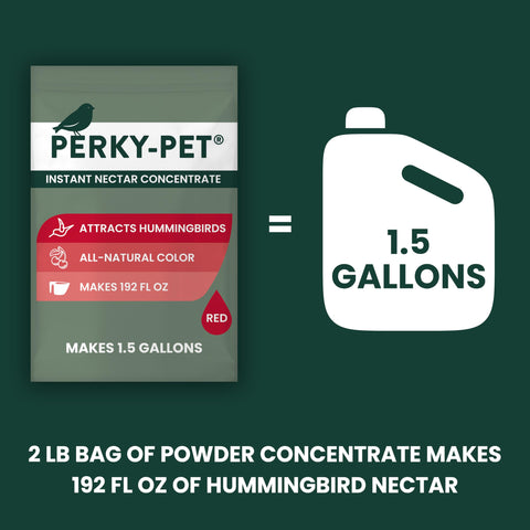 Perky-Pet hummingbird feeder with ready nectar showing easy setup for busy mornings.