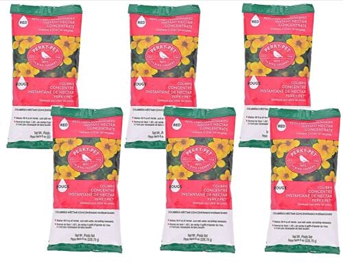 Perky-Pet instant hummingbird nectar six-pack for easy feeding