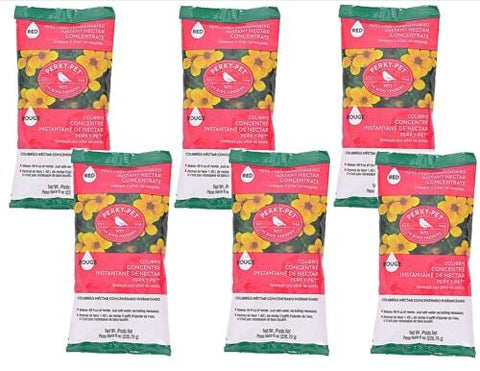 Perky-Pet instant hummingbird nectar six-pack for easy feeding