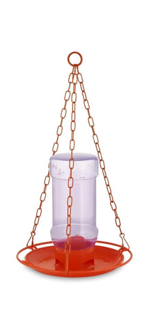 Perky-Pet jelly feeder oriole 32oz hanging-mount enables garden placement.