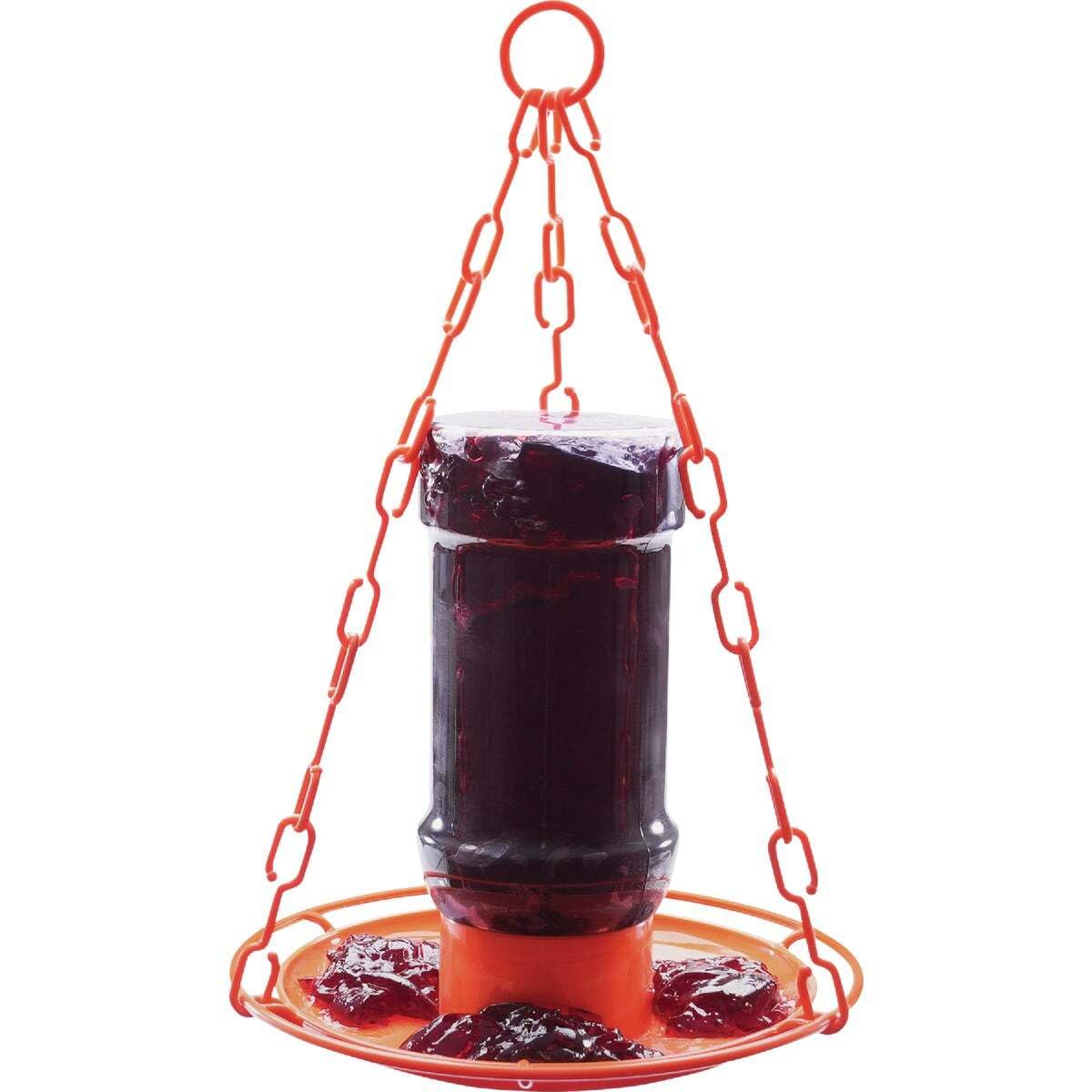 Perky-Pet jelly feeder oriole 32oz refill-area for simple jelly replenishment.