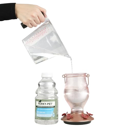 Perky-Pet mixing instructions showing 3:1 or 4:1 nectar ratios