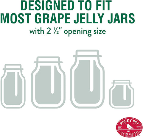Perky-Pet jar-opening 2.5in simplifies refilling jelly