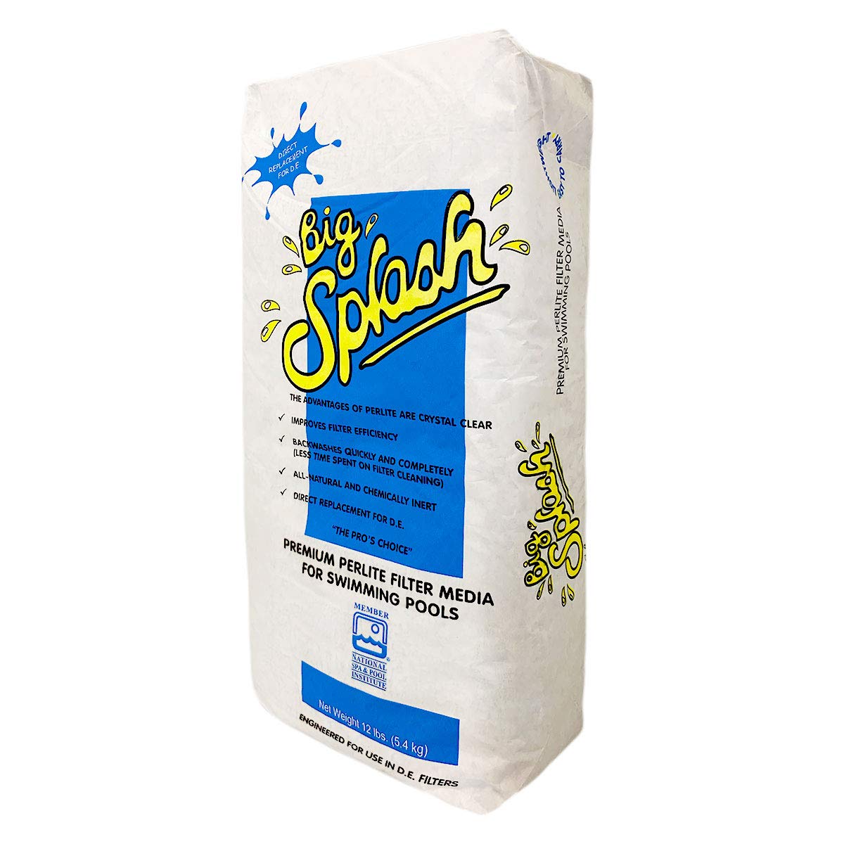 Perlite AquaPerl-12 filter powder for pool filters improves efficiency and reduces maintenance