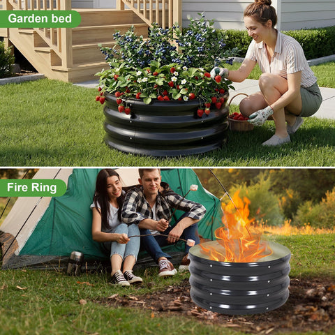 Permade 2x2x1 ft raised bed ideal for patios and small yards.