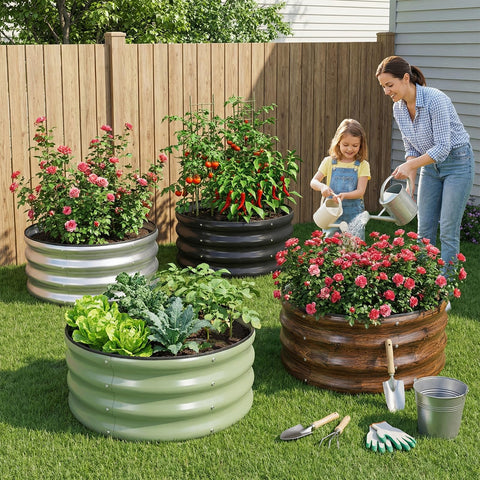Permade fire pit ring option for versatile outdoor use.