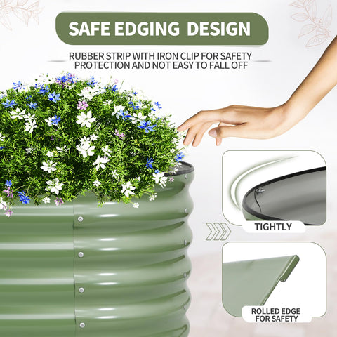 Permade edge design provides safe handling and injury prevention