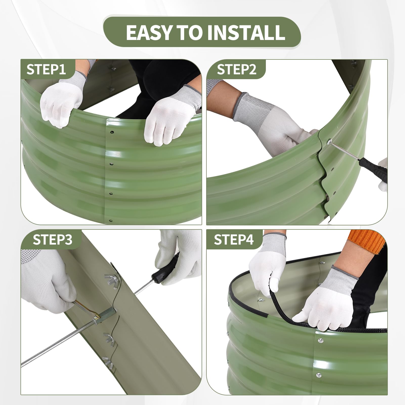Permade garden bed installation tools included for quick setup.