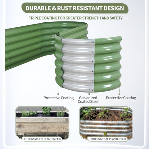 Permade high-height plant bed enables knee-friendly gardening and easy harvest.