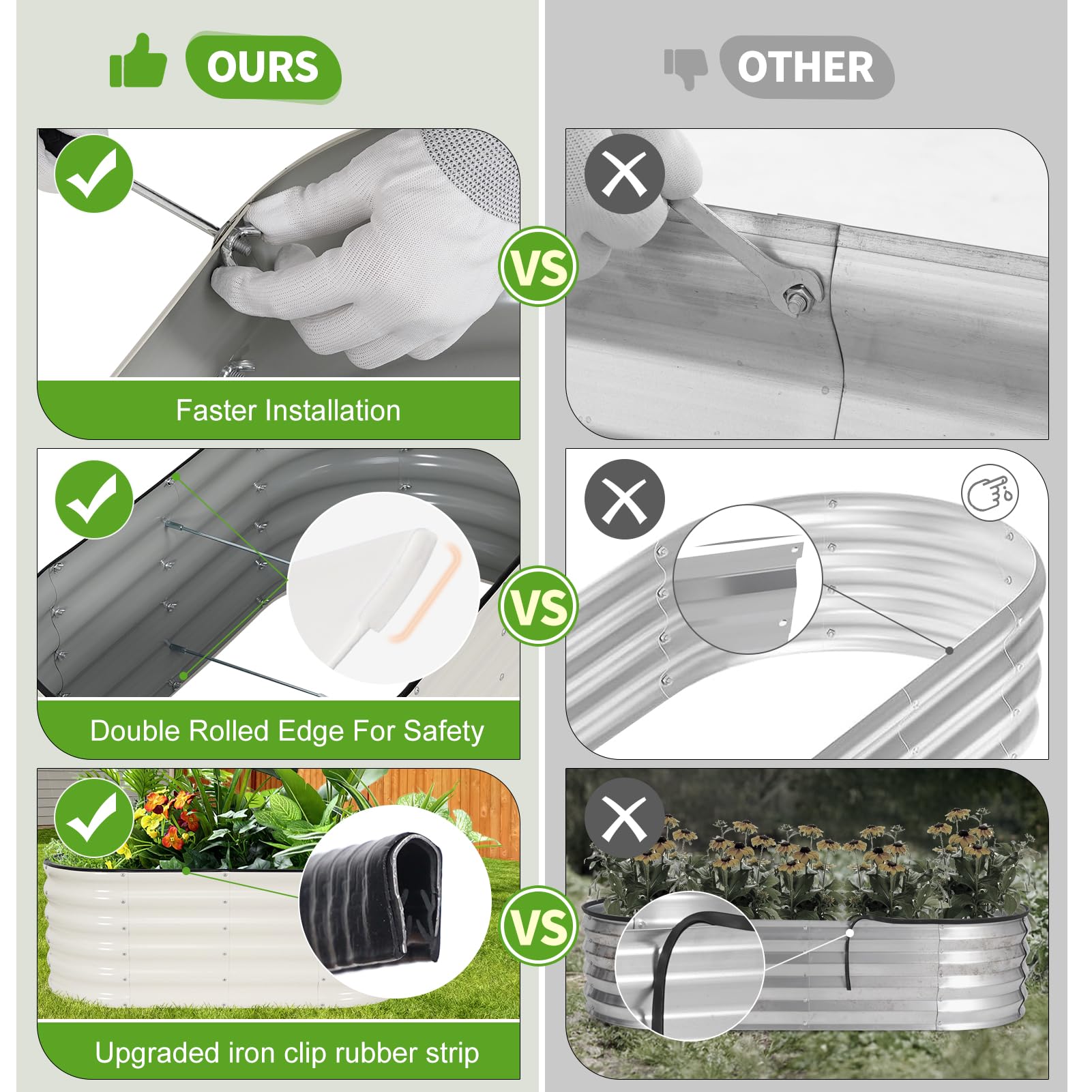 Oval design distributes weight evenly and reduces risk of warping