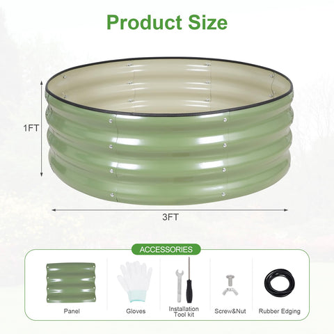 Permade galvanized bed keeps soil clean for vegetables and flowers.