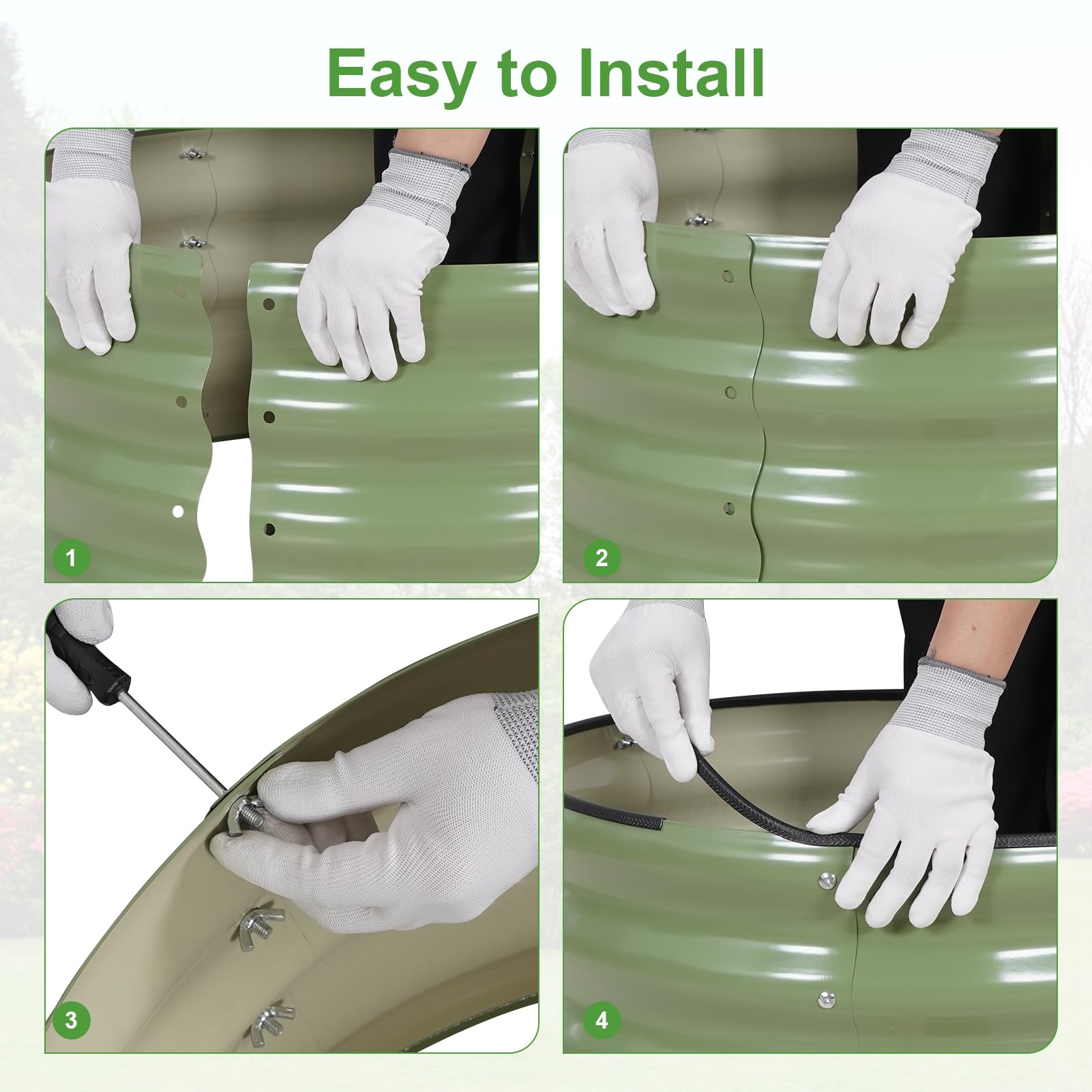 Permade kit includes protective tape and gloves for setup.