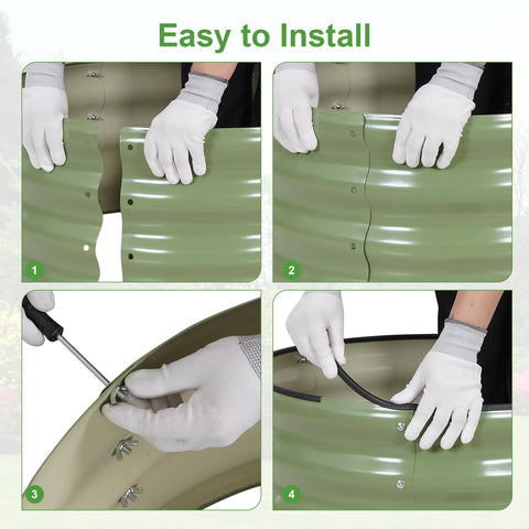 Permade kit includes protective tape and gloves for setup.
