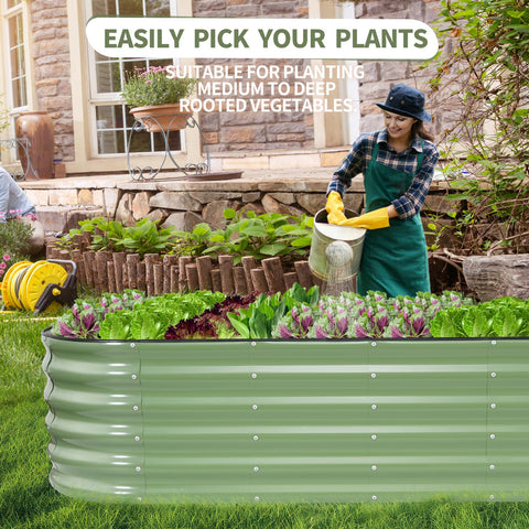 Permade raised bed high-height design for knee-friendly gardening.