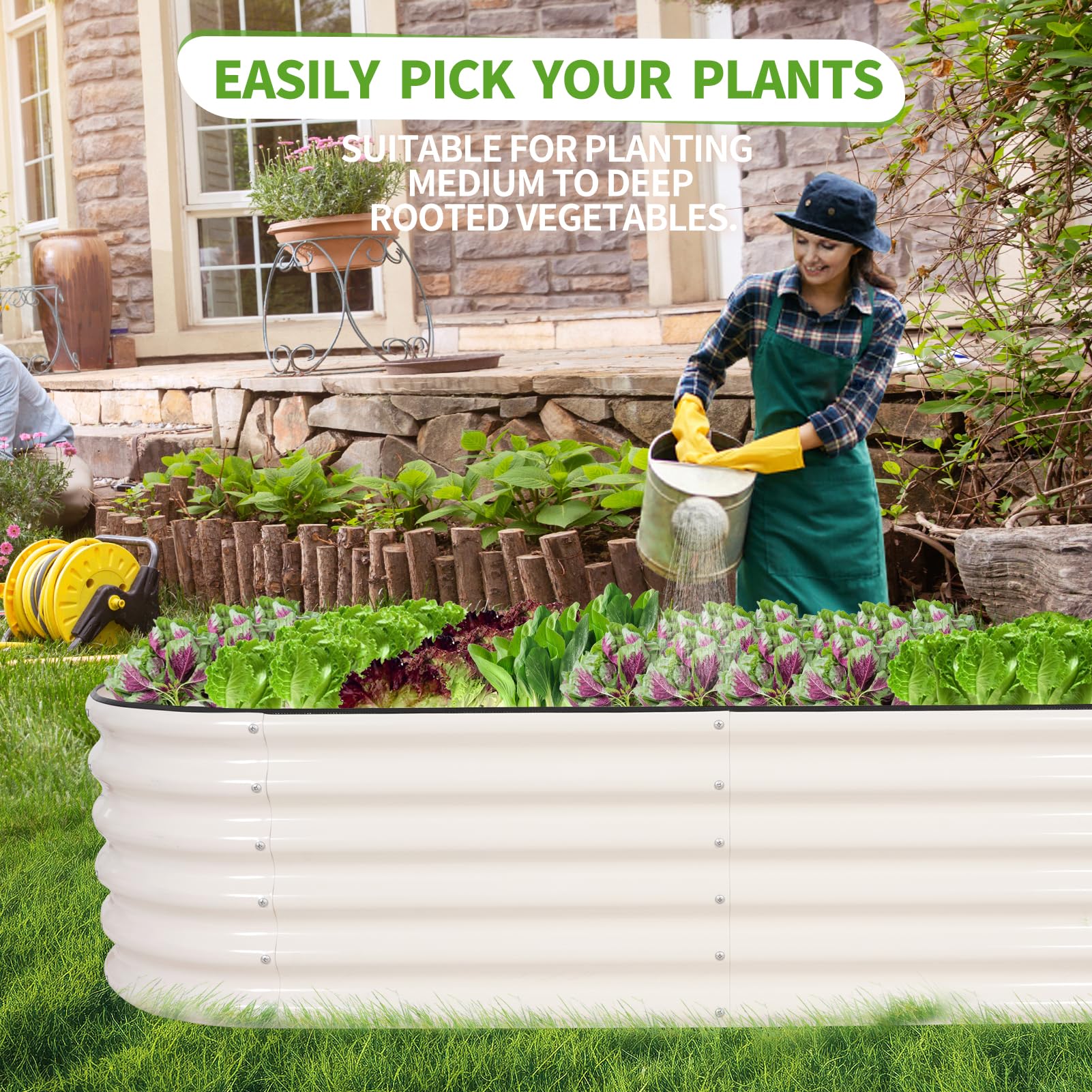 Permade 6x2x1-4ft bed provides ample space for vegetables