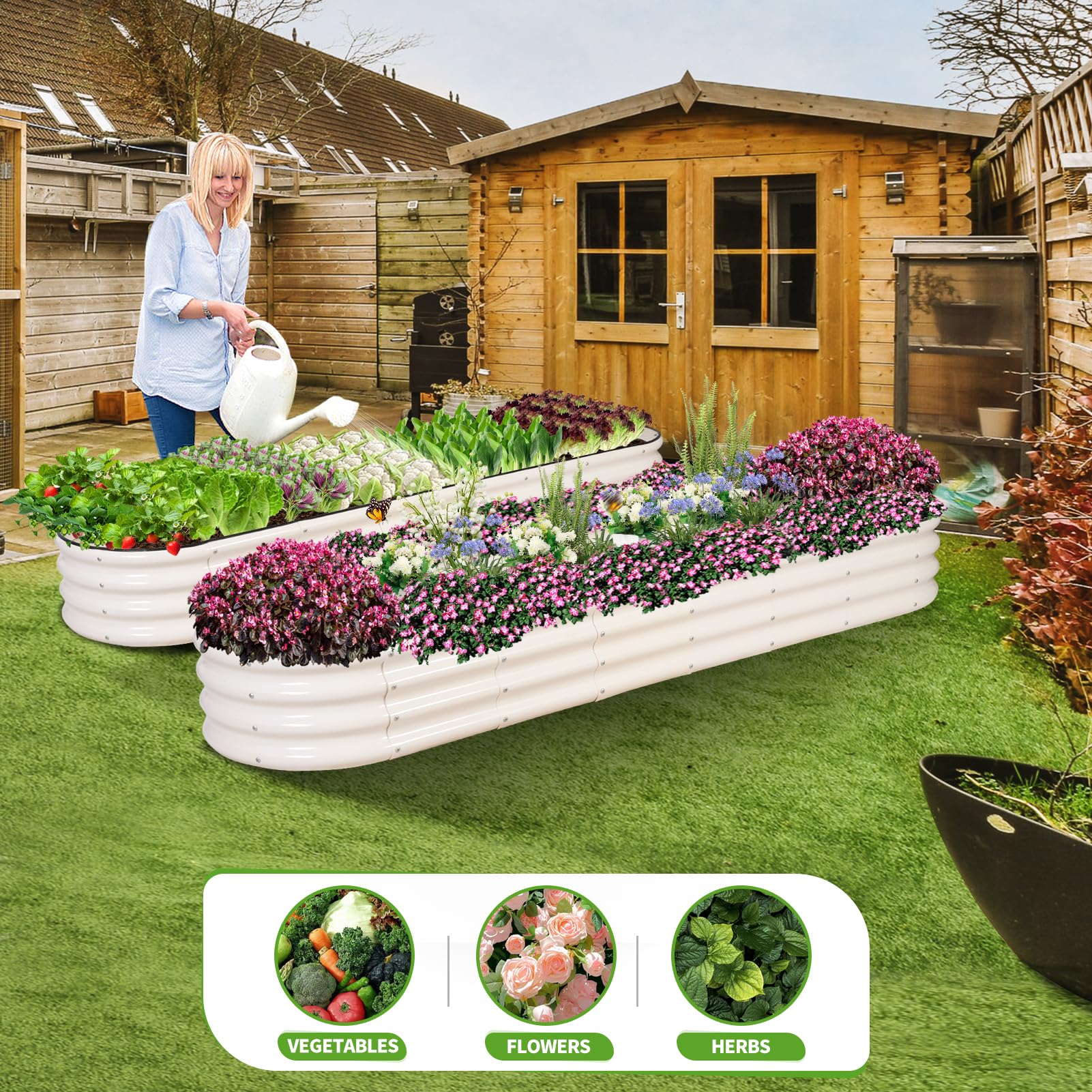 Permade surface finish close-up illustrates anti-corrosion coating for seasons of gardening.