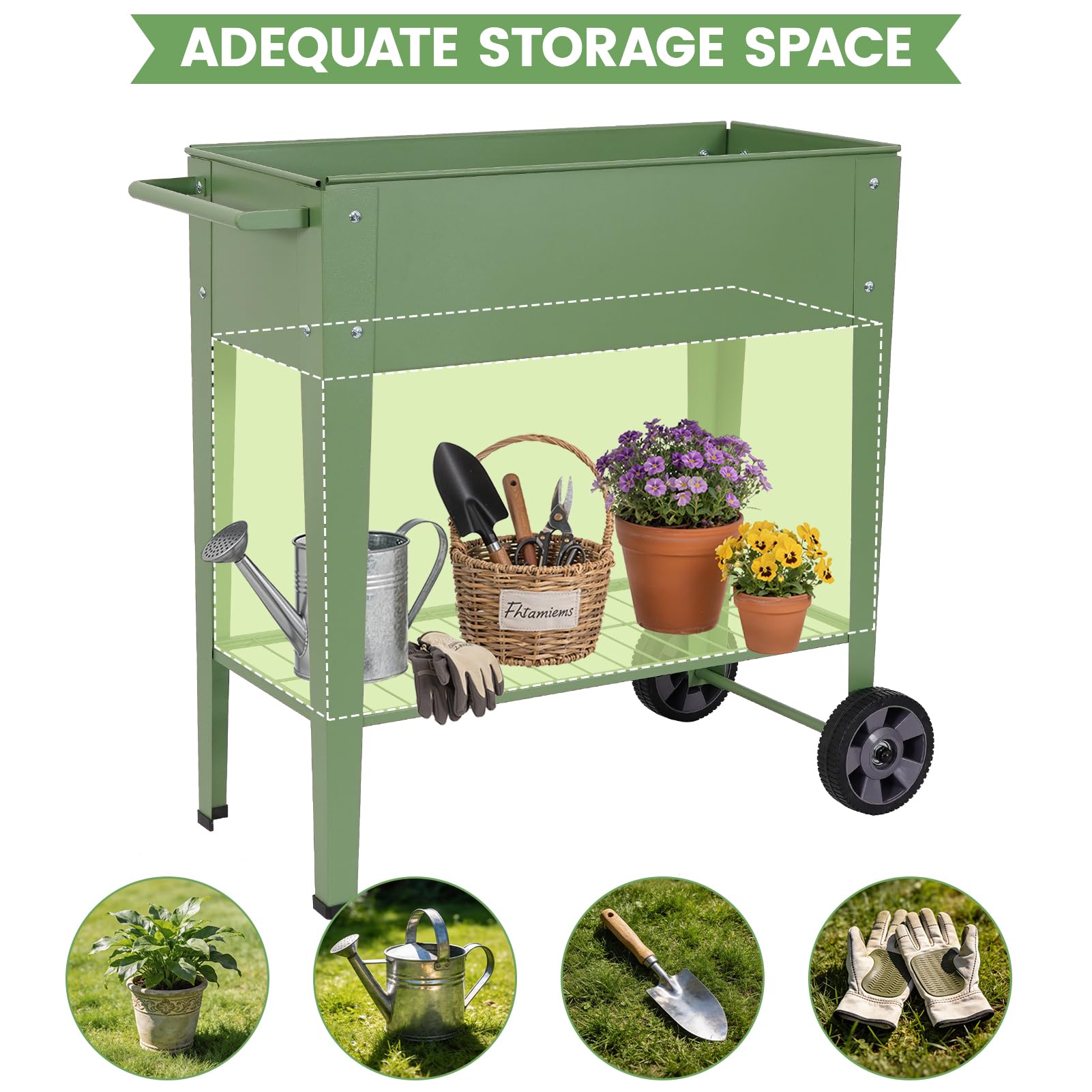 Permade planter on patio supports vegetables, herbs, and flowers in small spaces