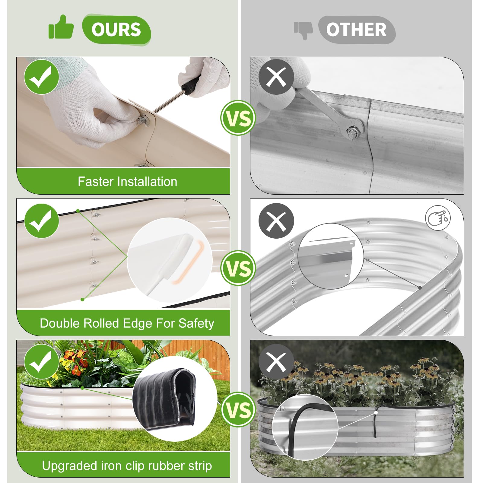 Permade tool-free assembly with butterfly nuts, shown during setup.