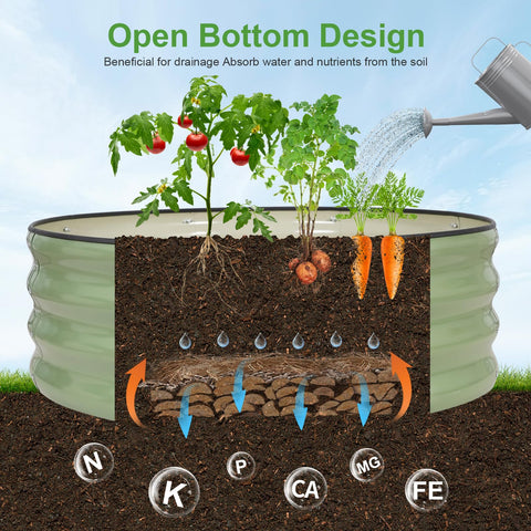 Permade two-pack 2x2x1ft beds fit compact spaces in small yards.