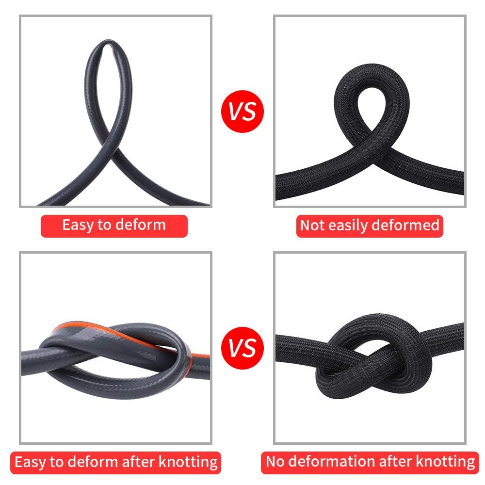 Persevere flexible hose connector for easy, portable setup
