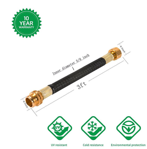 Persevere hose extension compatible with hose reels, RVs, and dehumidifiers