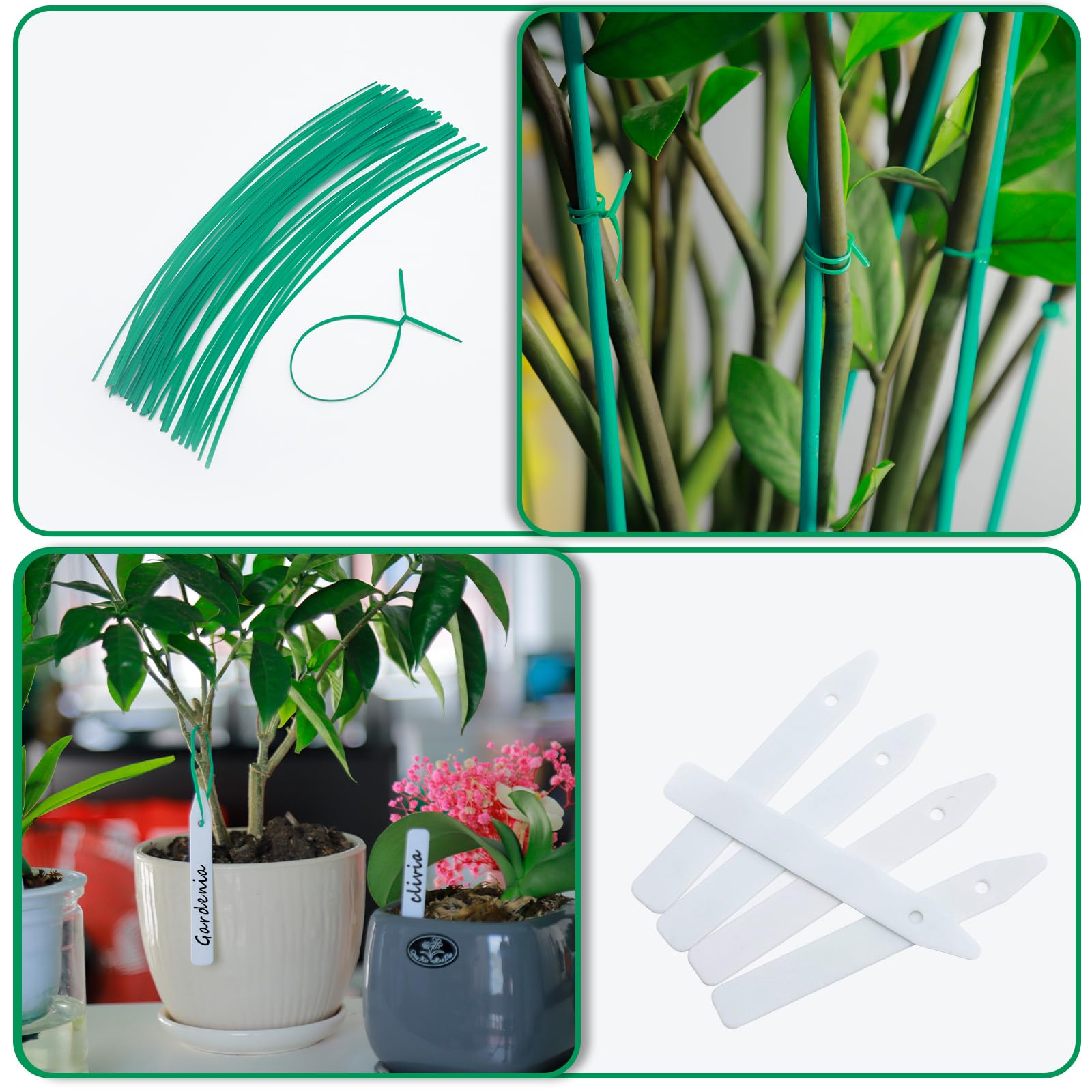 PERSZEN plant-labels easy-to-read labels for garden organization and care.