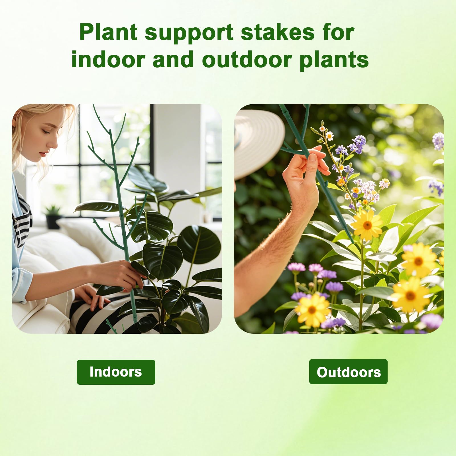PERSZEN potting plant support for roses, sunflowers, tulips.