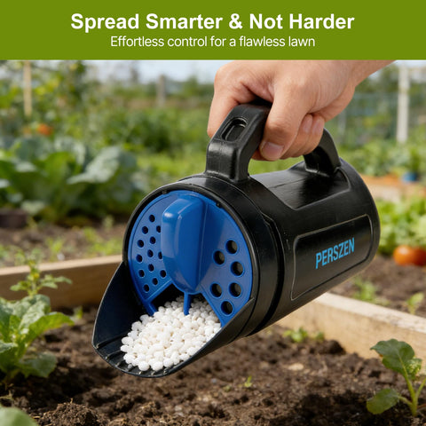 PERSZEN durable plastic construction resists fertilizer and salt corrosion.