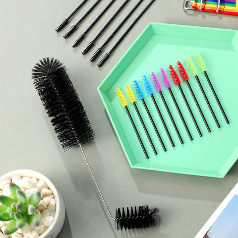 Perthlin nylon brushes with stainless handle for durable cleaning
