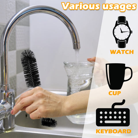 Perthlin small-size cleaning brush for tiny ports and crevices