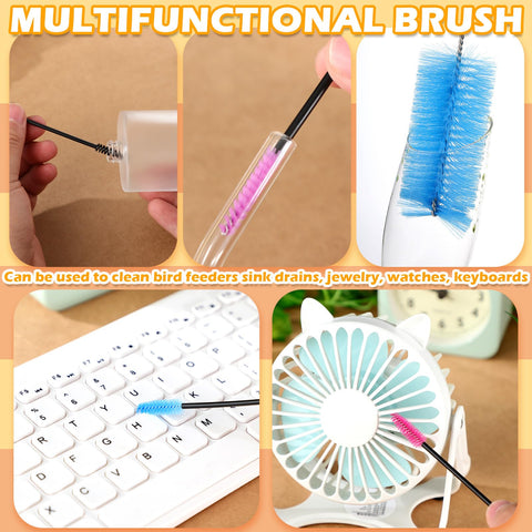 Perthlin hummingbird feeder cleaning brush dual-sided design for versatile cleaning.