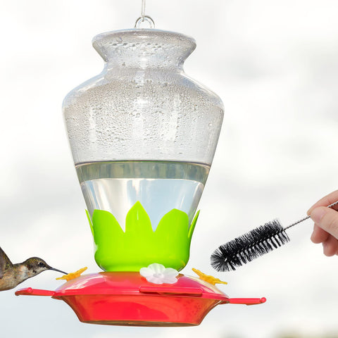 Perthlin hummingbird feeder double-headed brushes simplify cleaning tasks