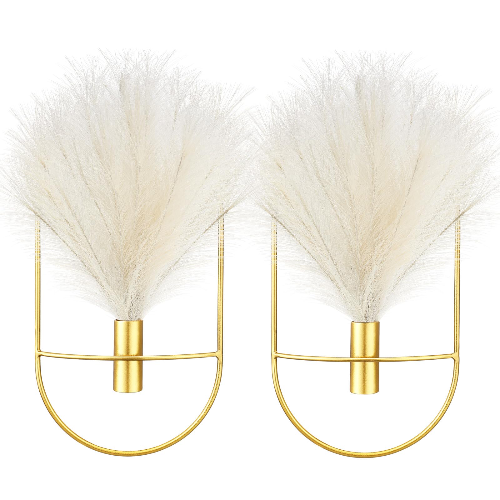 Peryiter oval gold wall planter adds elegant living room style