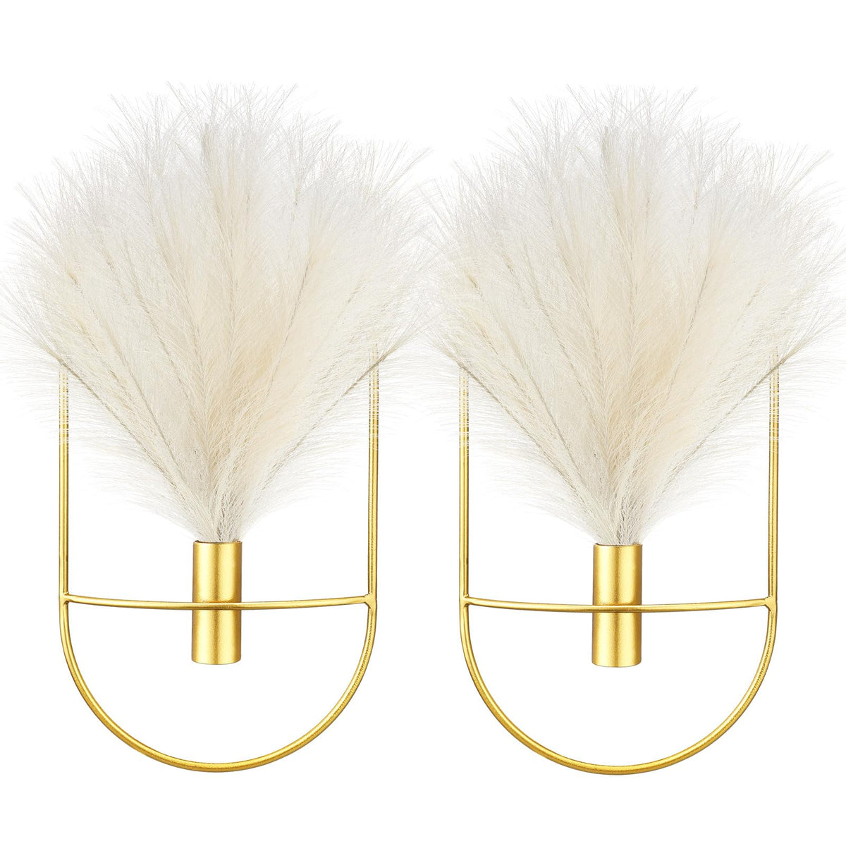 Peryiter oval gold wall planter adds elegant living room style