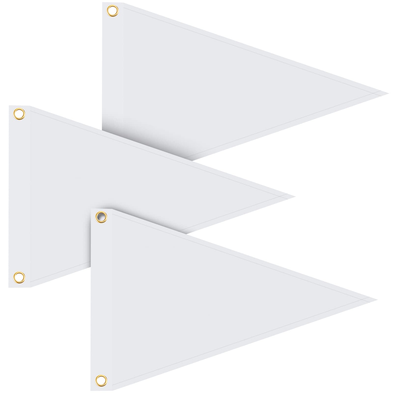 Peryiter pennant flag white on a boat for stylish outdoor decoration