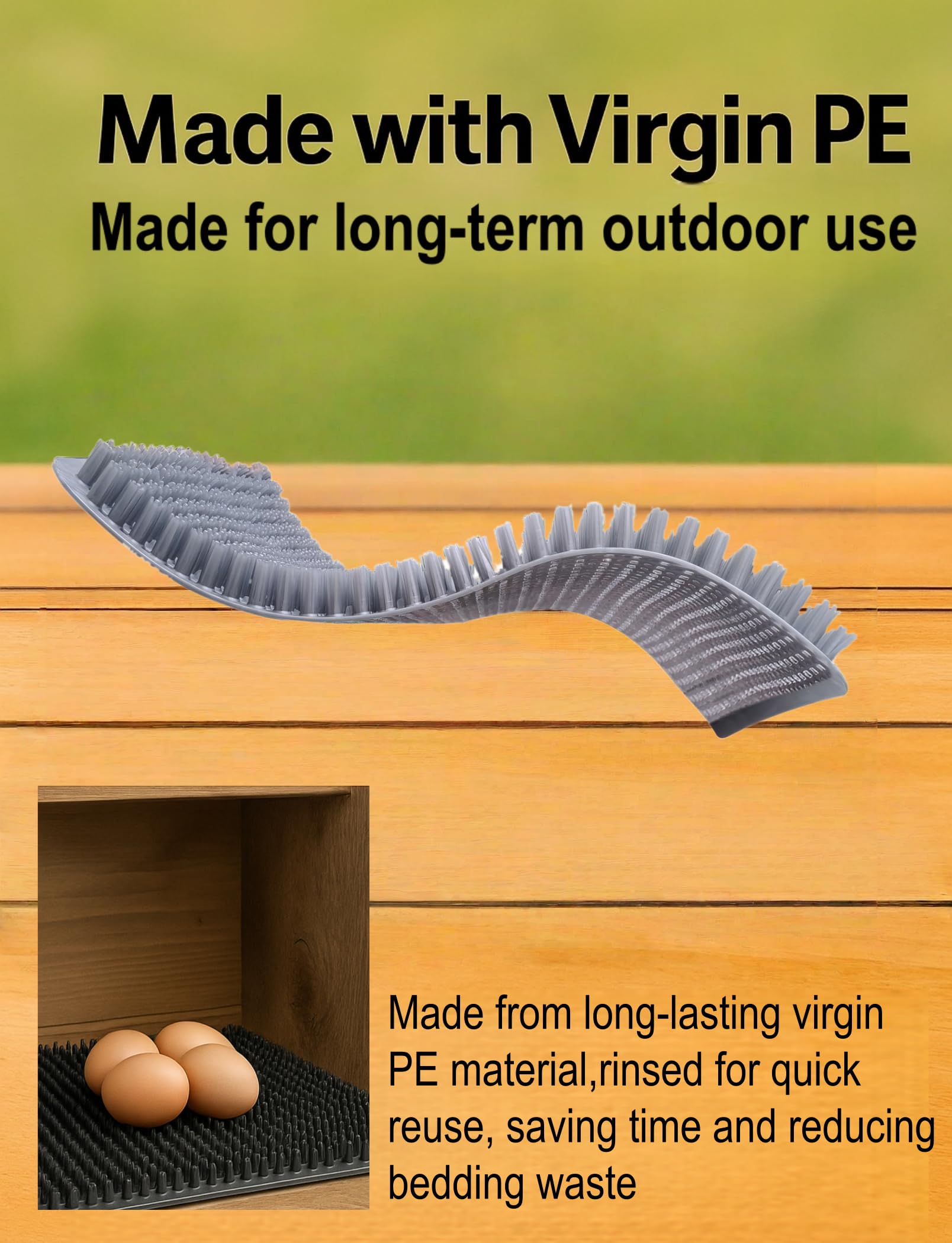 PERZUMI durable poultry padding suitable for year-round nesting
