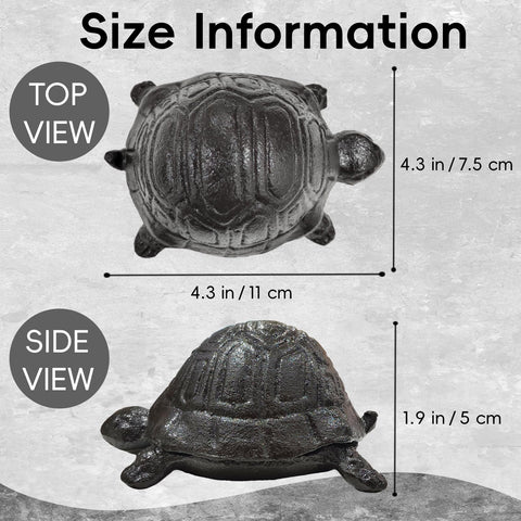 Pesilo turtle key hider shell-lift shows easy access to a spare key.