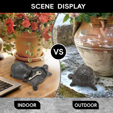 Pesilo turtle-key-storage indoor-decor offers versatile space for small items.