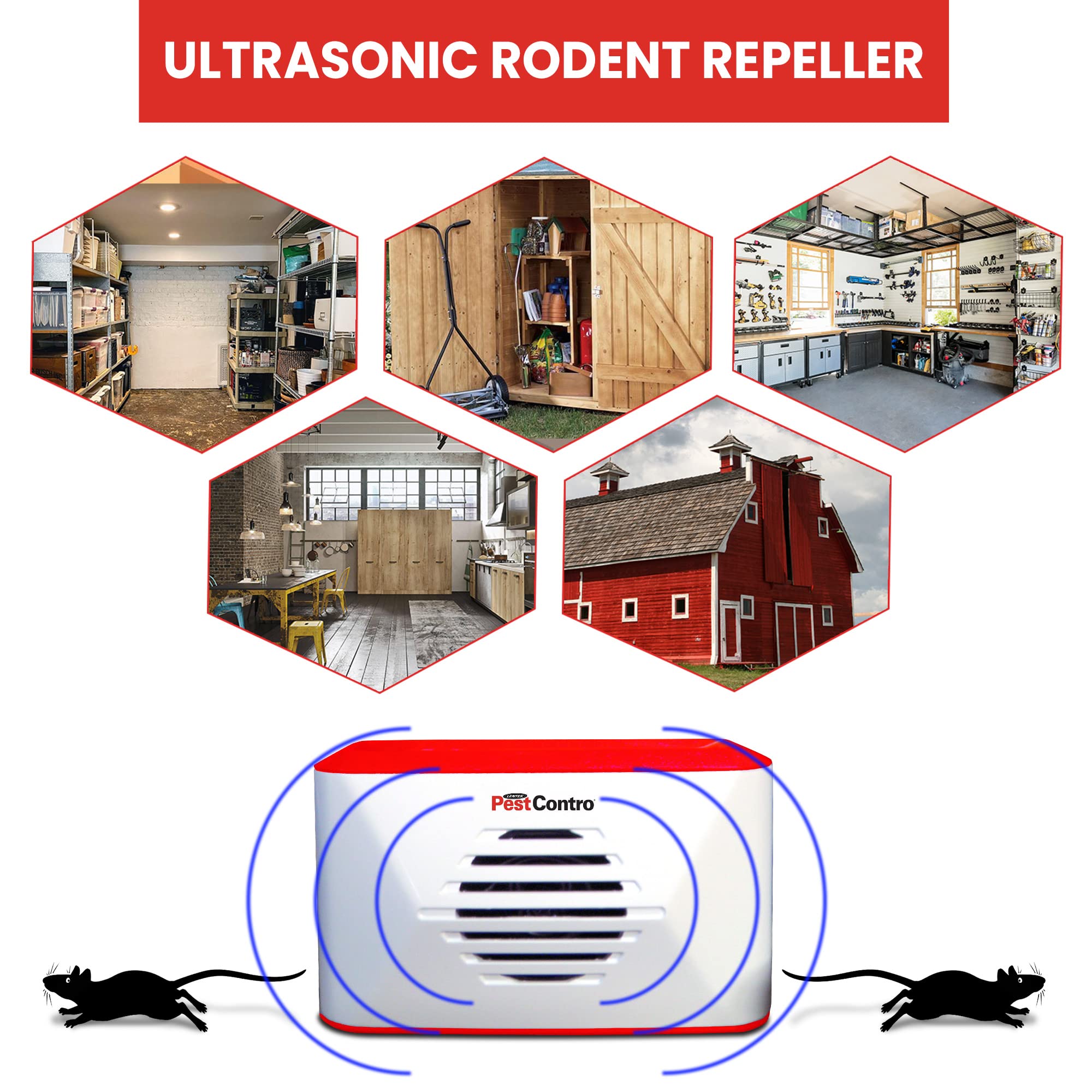 PestContro in kitchen shows discreet deterrence against rodents