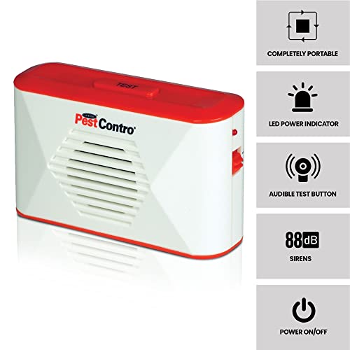 PestContro portable ultrasonic repeller LED indicator during operation