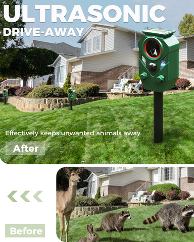 PESTECO five-mode settings tailor deterrence to nearby animals