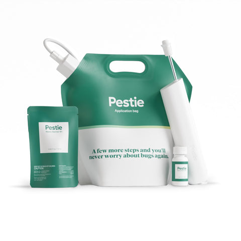 Pestie Home Barrier Kit overview demonstrates easy setup for home pest control.