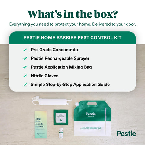 Pestie professional-grade protection illustration highlights strong, long-lasting results.