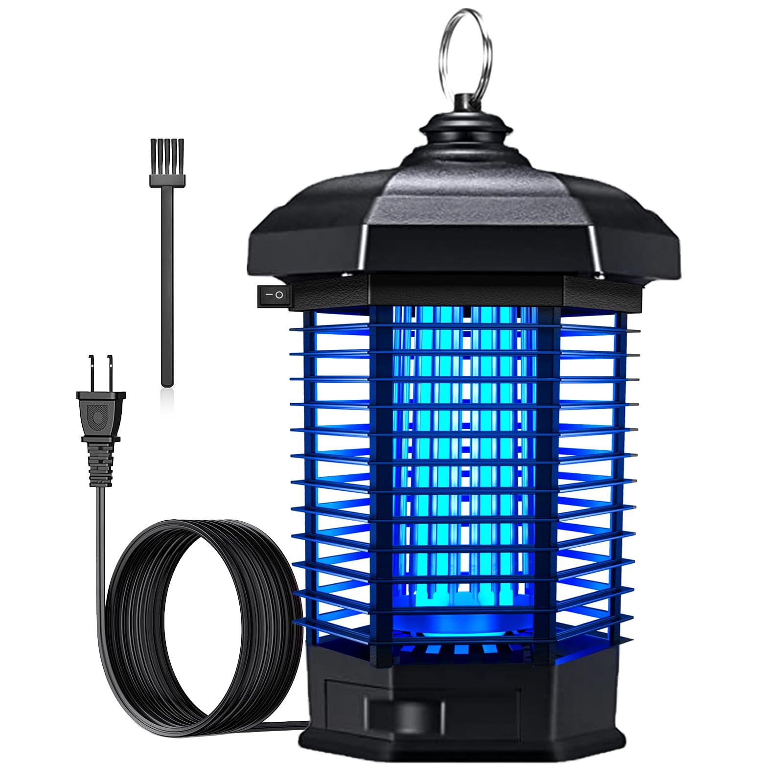 PestMentor Bug Zapper Outdoor with 4200V shock for patios and yards.