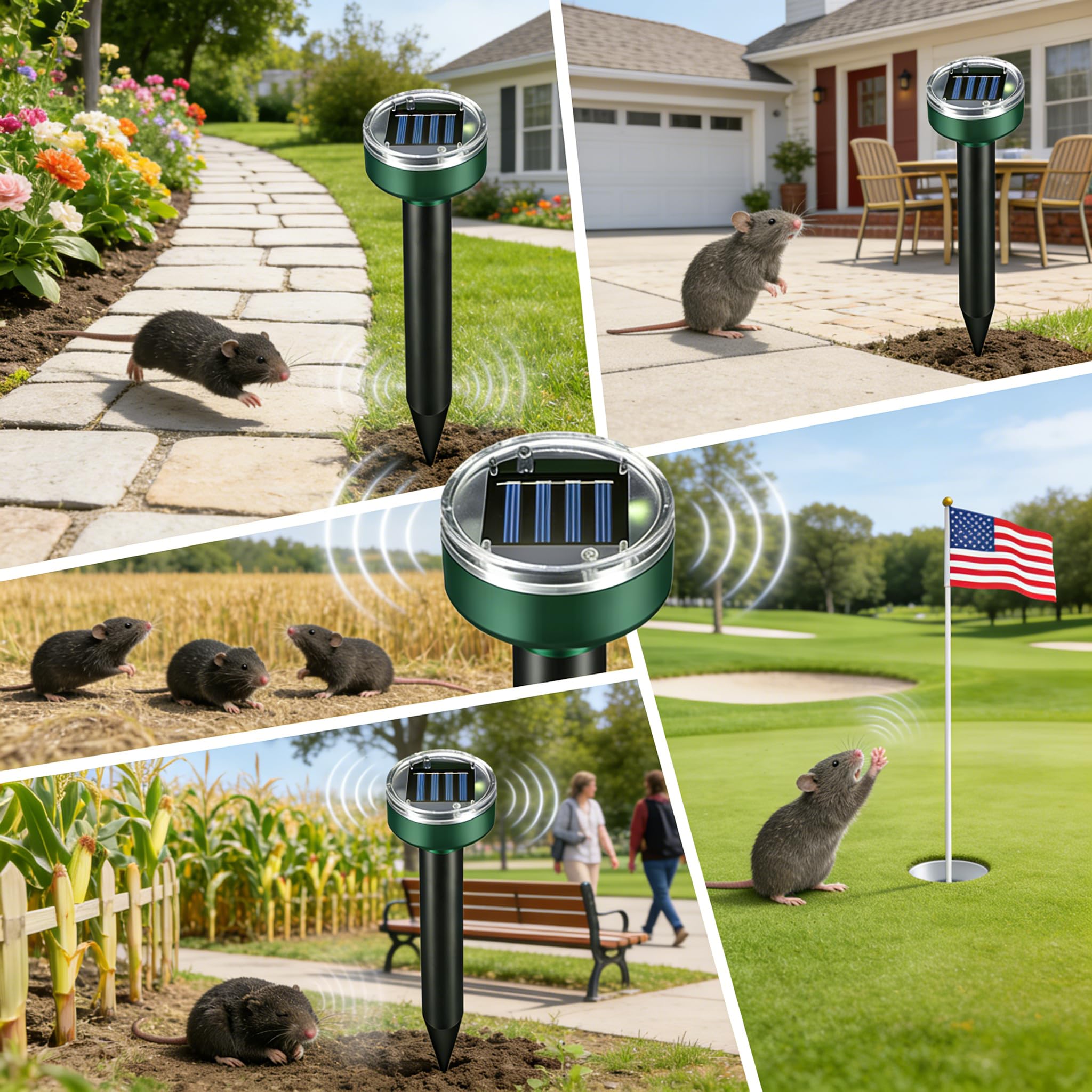 PestMentor easy-install ground stake for quick outdoor setup