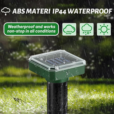 PestMentor family-safe design uses ultrasonic waves without chemicals for safe gardens.