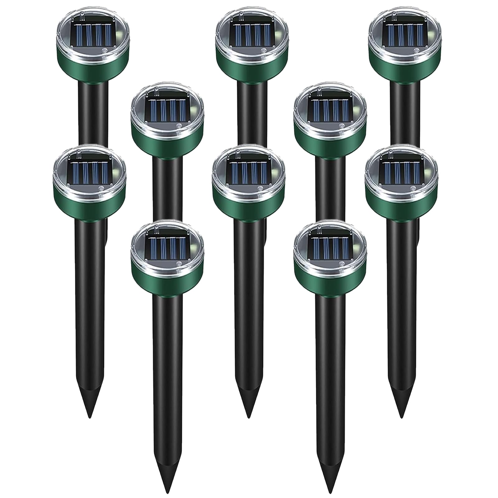 PestMentor Mole Repellent Solar Powered stake deters burrowers outdoors