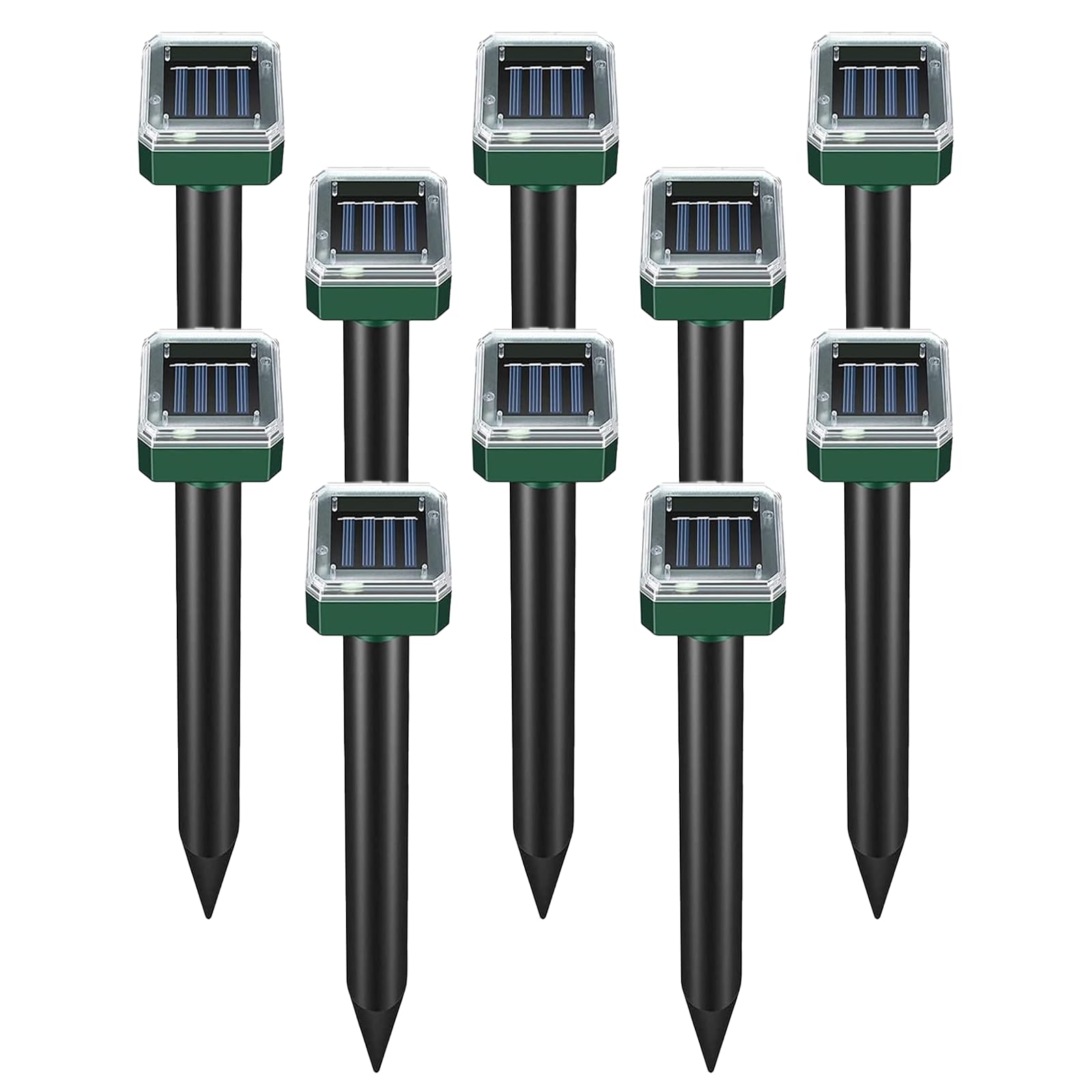 PestMentor mole repellent solar unit protecting your lawn from burrowing pests.